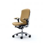CONTESSA SECONDA Chair BEIGE Leather Seat | Mesh Back, Leather Back