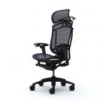 CONTESSA 2 SECONDA Black Frame Chair | Black, Light gray, Dark blue, Red, Dark grey, White, Dark green, Green, Beige, Yellow, Orange, Sage, Dark brown