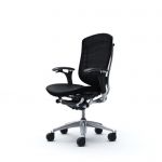 CONTESSA SECONDA Chair BLACK Leather Seat | Mesh Back, Leather Back