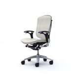 CONTESSA SECONDA Chair WHITE Leather Seat | Mesh Back, Leather Back