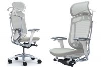 OKAMURA CONTESSA SECONDA White shell Light grey Cushion Chair