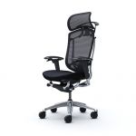CONTESSA SECONDA Cushion Seat Polished Frame Chair | Black, Light grey, Dark blue, Beige, Green, Sage, Dark green, Dark brown, Orange, Yellow, Dark grey, White, Red