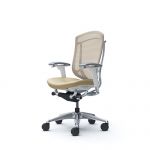 CONTESSA SECONDA White body Chair BEIGE Leather Seat
