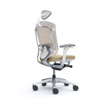 CONTESSA SECONDA White body Chair BEIGE Leather Seat