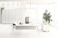 B2 White Executive Office Furniture