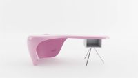 Shy Pink DESIGN UNO Desk