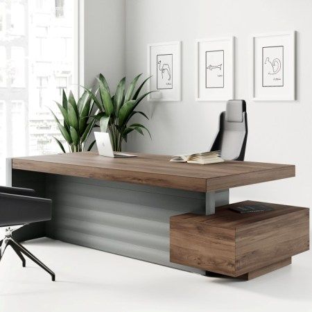 Desk with Close Back Panel