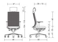 Kloeber Duera XL Cappuccino Seat Chair