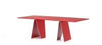 Red Conference Table 240 cm