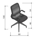 SETTE Mesh Meeting Office Chairs