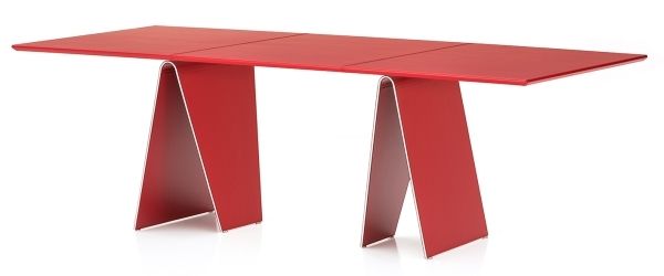 Red Conference Table 240 cm