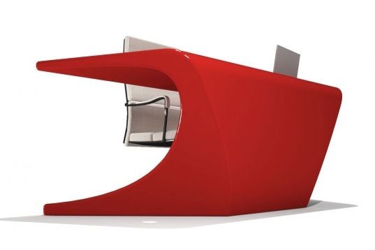 Red Designer Office Desk